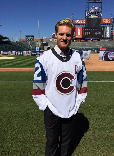 Colorado Rockies - Avalanche Captain Gabriel Landeskog shows off the  special Avs jerseys for the #StadiumSeries game in February.